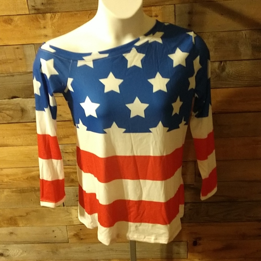 American Flag shirt (Various Sizes) - NEW